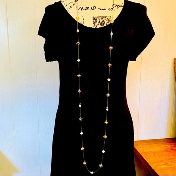 Ali Kahn New York Floating Glass Bead Necklace - Picture 2 of 7